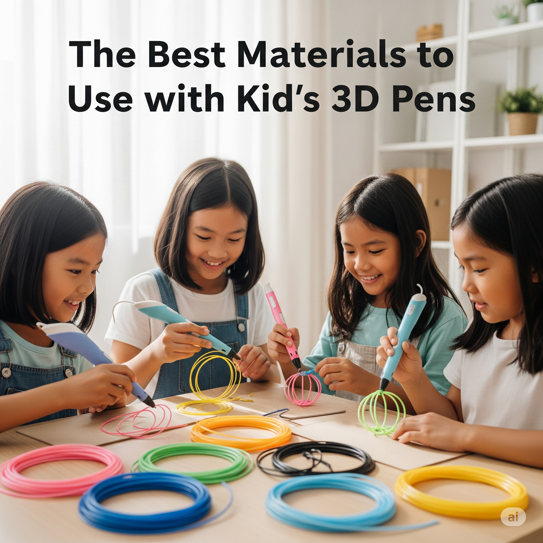 Best Materials to Use with Kid's 3D Pens