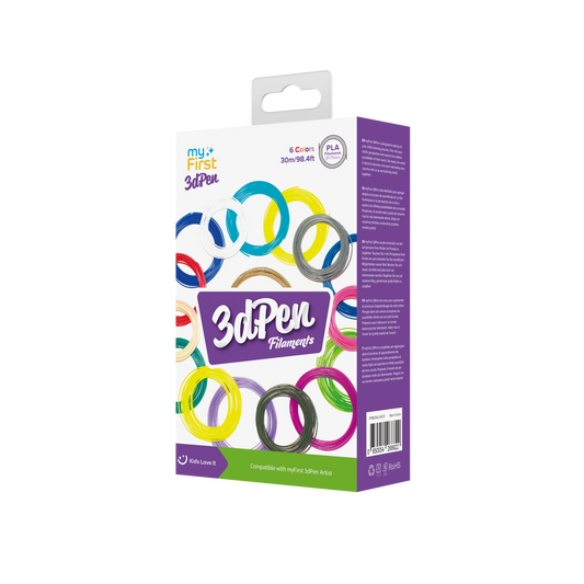 Filament Refill for myFirst 3dPen Artist | PLA Filament 6 Colors
