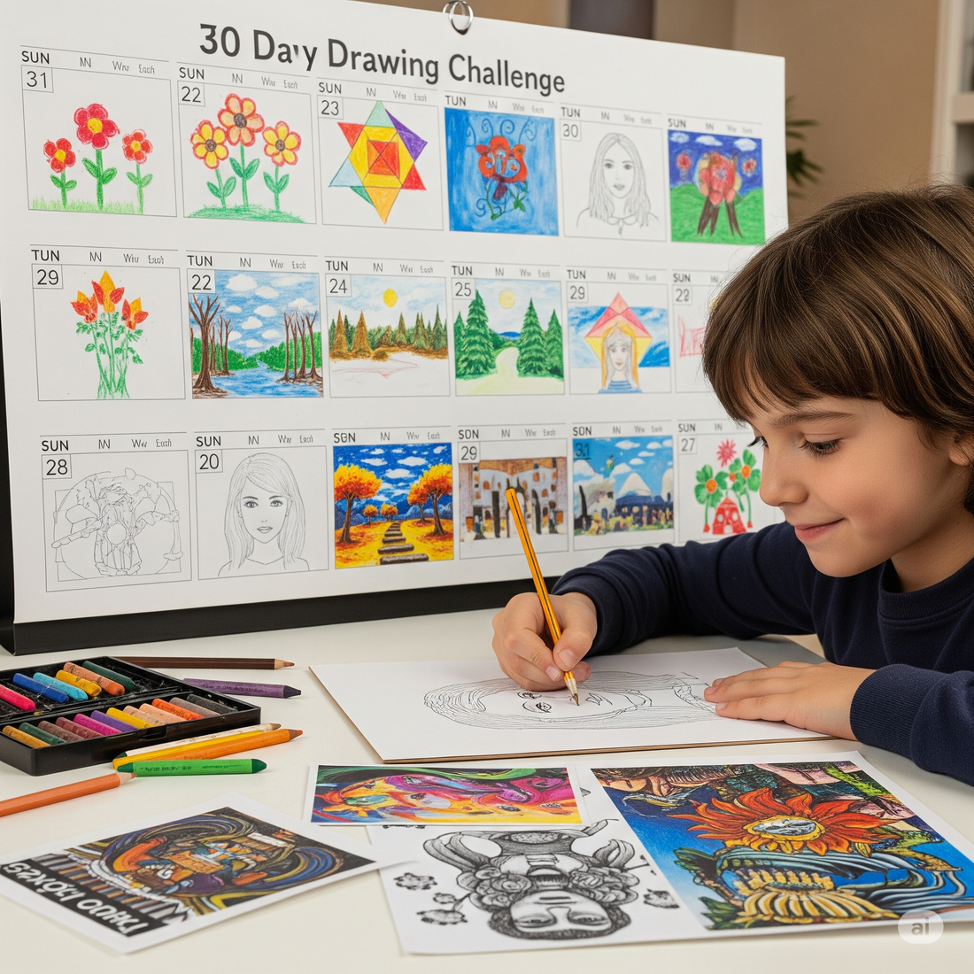 30-Day Drawing Challenge
