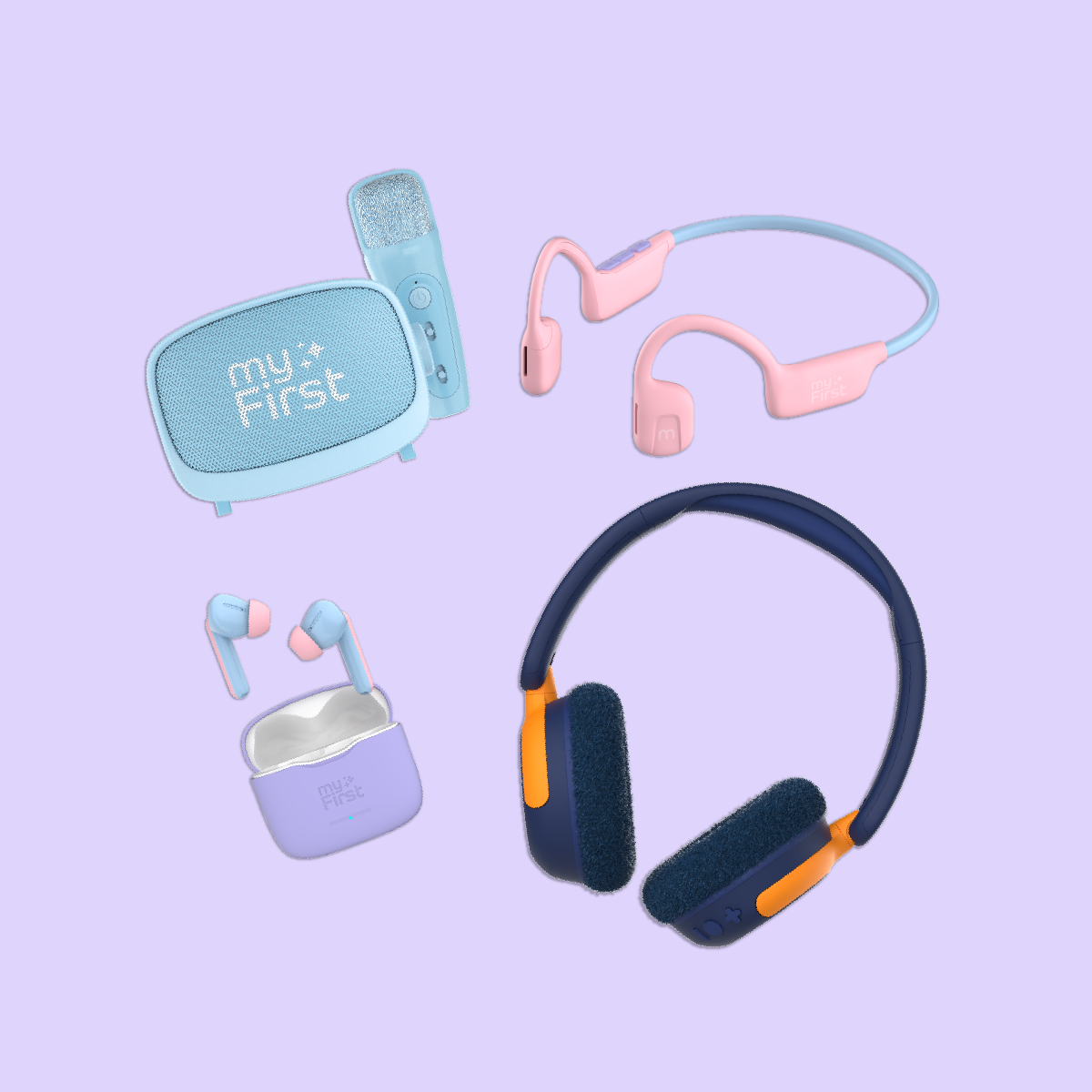 myFirst Kids Headphones - Safe & Fun Listening
