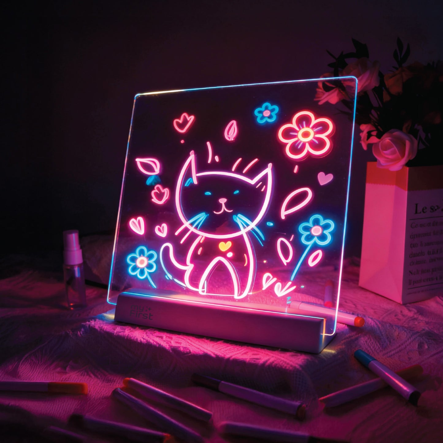 myFirst Sketch Clear — Glowing Light Board for Kids
