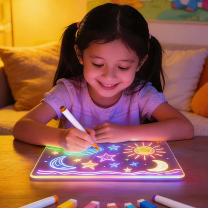 myFirst Sketch Clear — Glowing Light Board for Kids