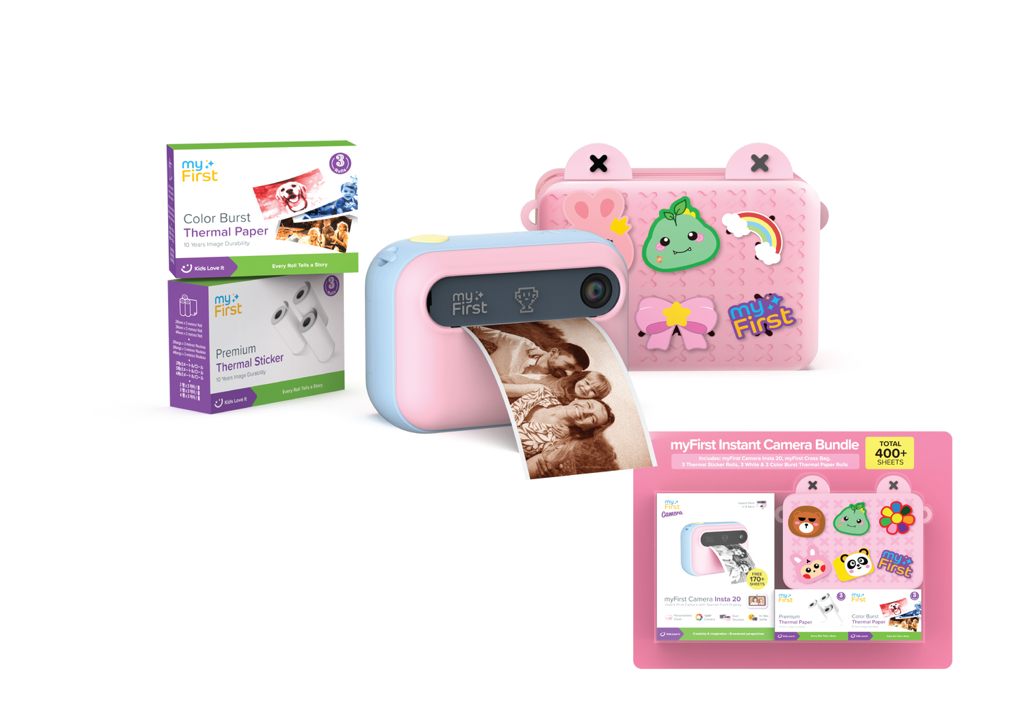 myFirst Camera Insta 20 Bundle Set | 400+ Prints Included