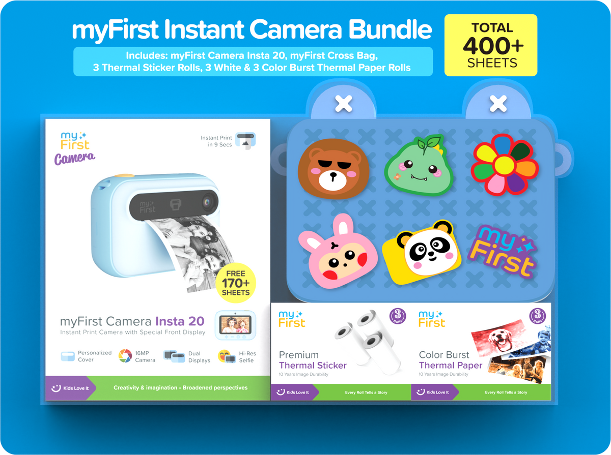 myFirst Camera Insta 20 Bundle Set | 400+ Prints Included