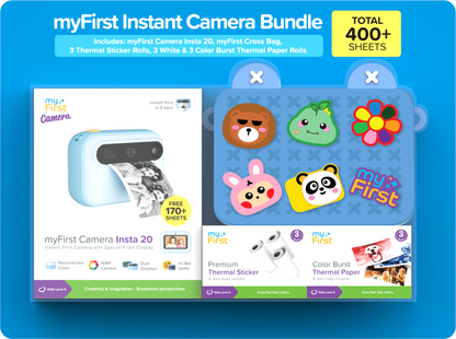 myFirst Camera Insta 20 Bundle Set | 400+ Prints Included