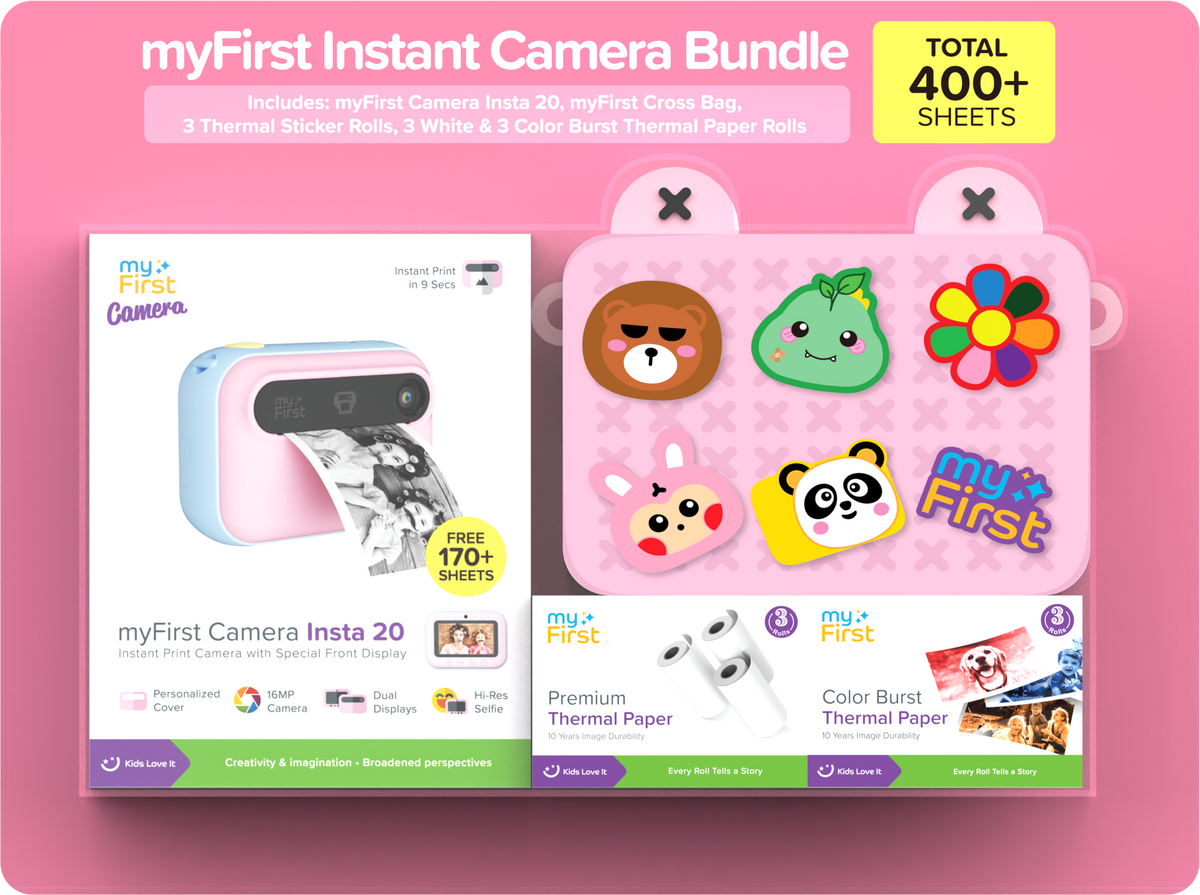 myFirst Camera Insta 20 Bundle Set | 400+ Prints Included