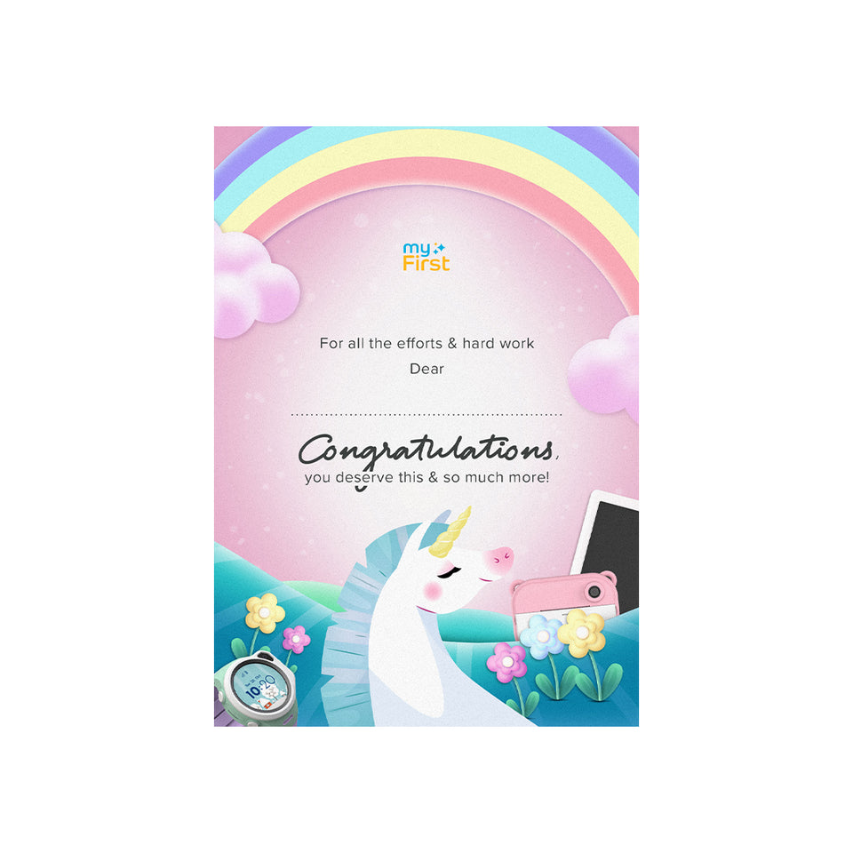 myFirst congratulations cards - B